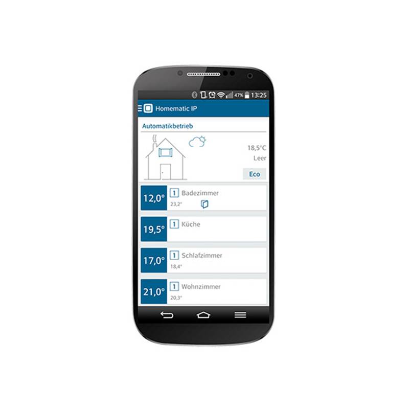 HomeMatic Steuerung via Smartphone, Tablet und PC